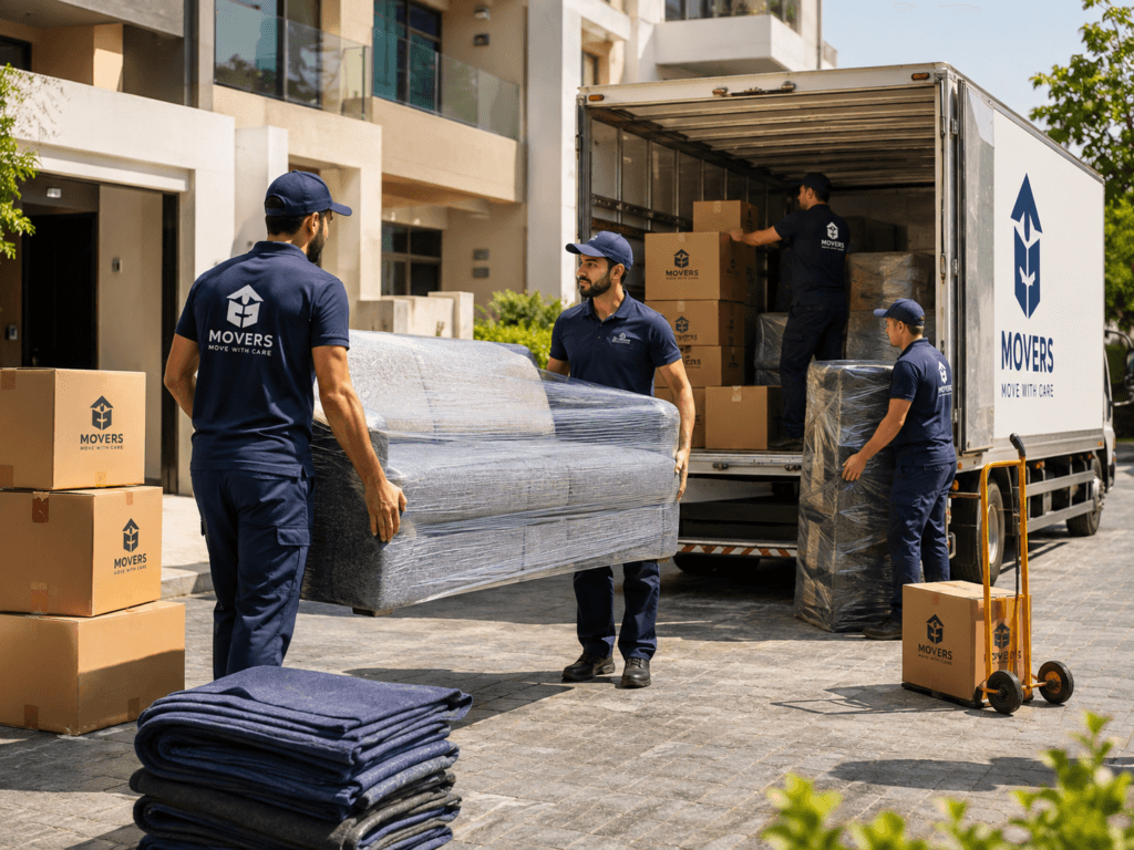 People moving Furniture in Abu Shagara
