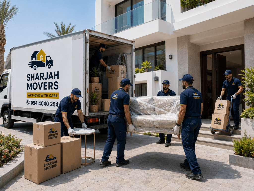 Workers moving Furniture in Al Rahmaniya